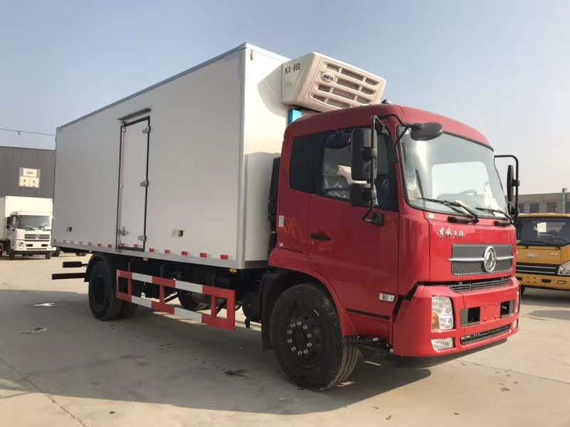 東風(fēng)天錦肉鉤冷藏車